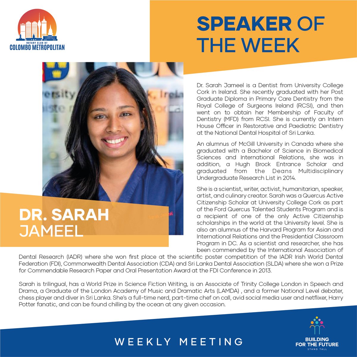 rotarycmbmetro's tweet photo. #RCCM #SpeakerOfTheWeek https://t.co/VgL9sQGvKv