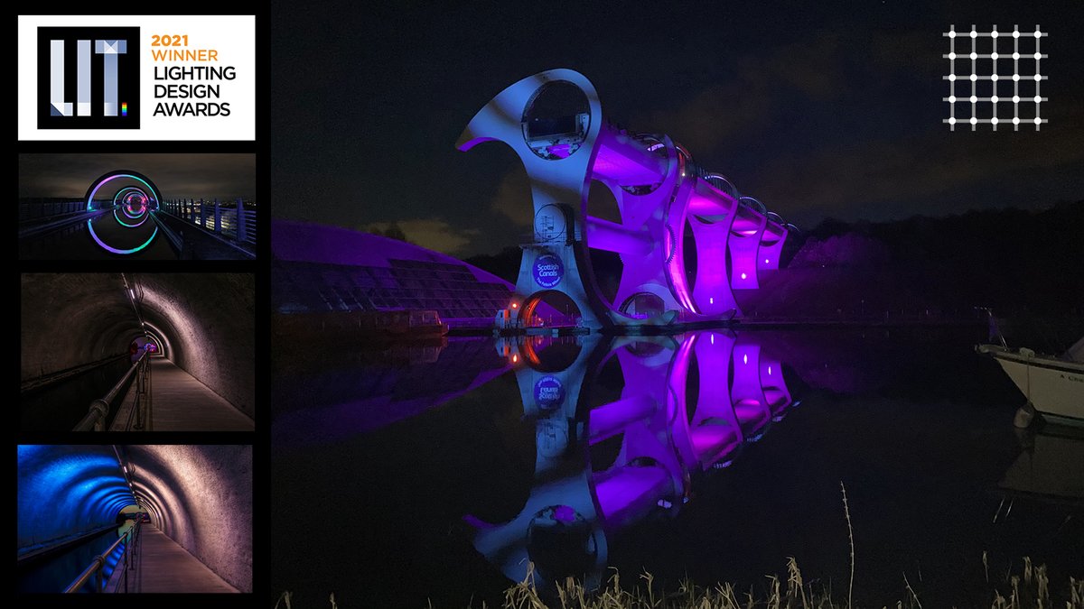 LightAllianceCo's tweet photo. THE FALKIRK WHEEL EXPERIENCE has won the Exterior Architectural Illumination award in the LIT Design Awards 2021 - Huge thanks to all that made this happen... 

You can see the project here: https://t.co/oTAkgRi9v1 https://t.co/9igN9Wcad2