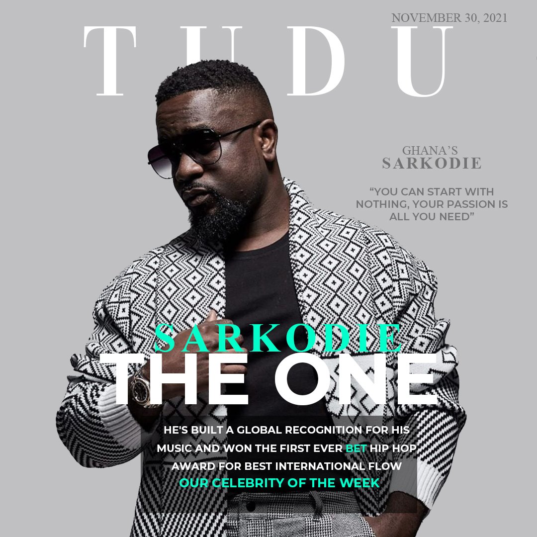 TuduAfrica's tweet photo. The #TuduCeleb for this week is King Saaaaarrrk👑💫💎 @sarkodie https://t.co/GHhk98GVeE