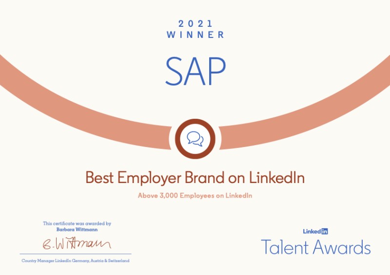 gangadharansind's tweet photo. SAP does it again!!
@SAP has been recognized as the #BestEmployer Brand on @LinkedIn🎖️ Congratulations to our entire #SAP family around the world 🙌
#BestPlaceToWork @saplabsindia 
https://t.co/bMQogBiak2 https://t.co/3AMrckFrz2