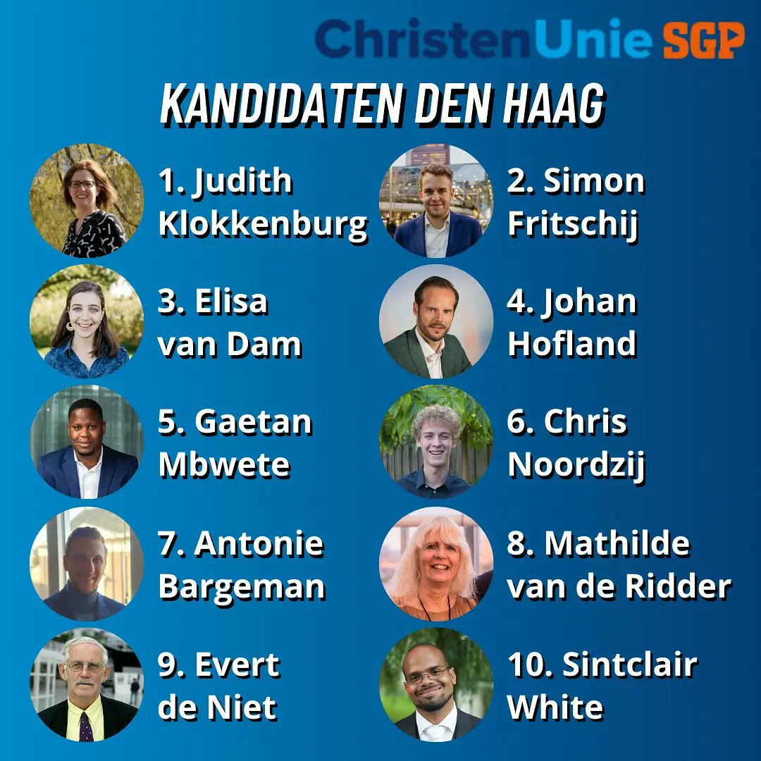 CUSGPDenHaag's tweet photo. Onze kandidatenlijst:
43 (!) Hagenaars, Scheveningers, Loosduiners en Hagenezen die geloven in een sociaal, christelijk en duurzaam ideaal waarmee we voor onze stad het verschil willen maken 🙏🏻

#meettheteam #raad070 #gr22 https://t.co/tFbNluJPMW