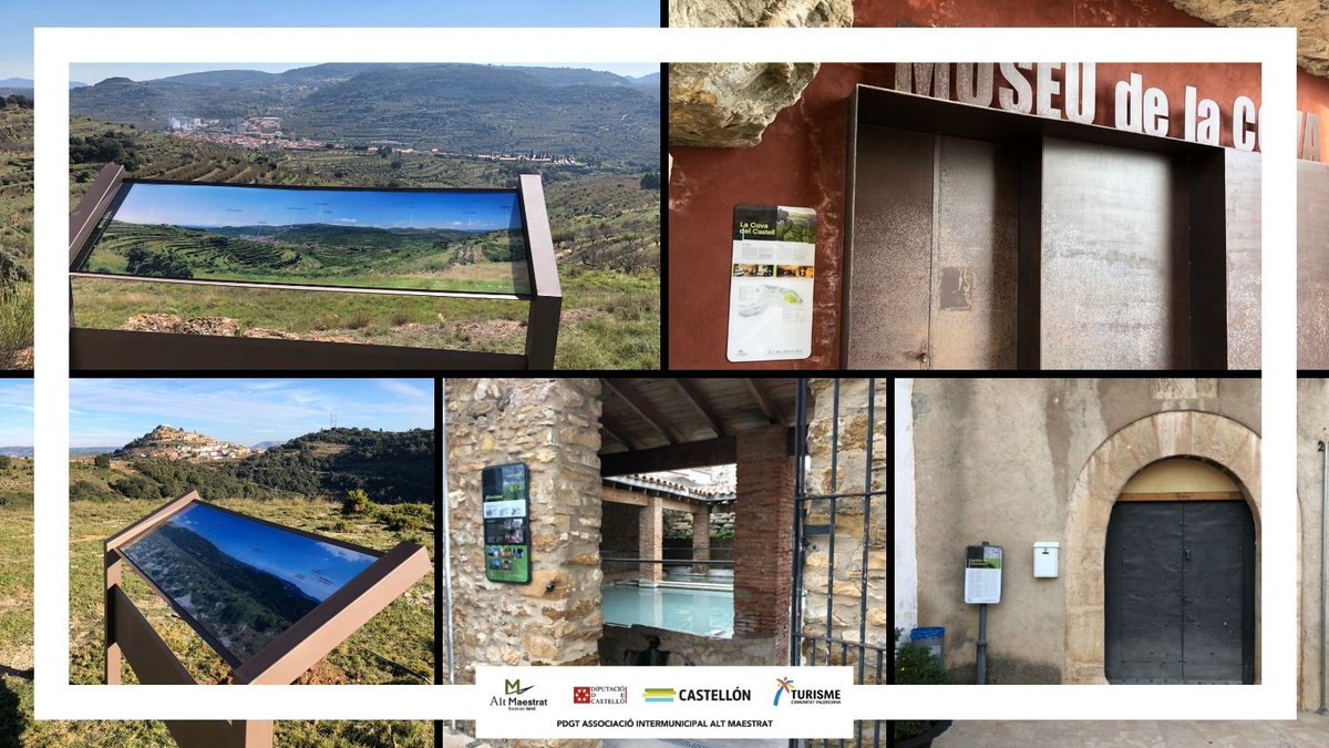 AltMaestrat's tweet photo. ✅ El #AltMaestrat Human Land estrena nueva señalización informativa con 32 paneles renovados con una imagen más moderna y accesible.
▶️ ¿A qué esperas para visitarlos? 🤩
#humanland #turismo #cultura #historia
@GVAturisme @dipcas @turcastellon https://t.co/10zFkVDHp0