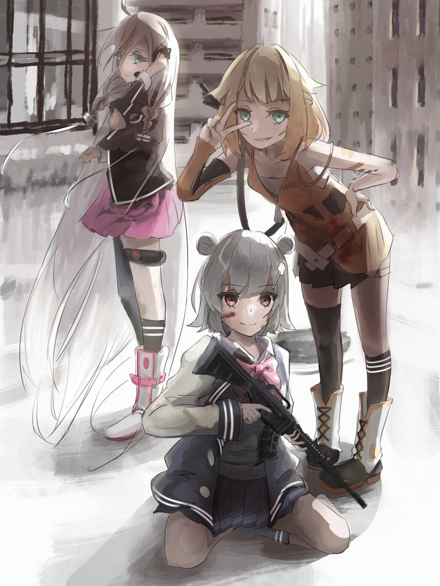 イア(VOCALOID) 「かっこいい六花ちゃんたち描きたくなった【R6S】敵さん全員倒せばいいんですよ#1」|いきのイラスト