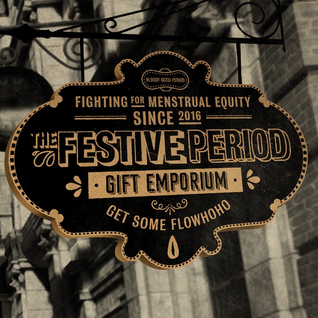 bloodygood__'s tweet photo. This #GivingTuesday give the gift of PERIODS! ⁠Donate to BGP and help to get period supplies to people that really need them. Gift card for your beloved (or you) with every donation. #FlowHoHo! 
#EndPeriodPoverty #FestivePeriod https://t.co/uRX9iTUg6Z https://t.co/ZzHK7hWKTW