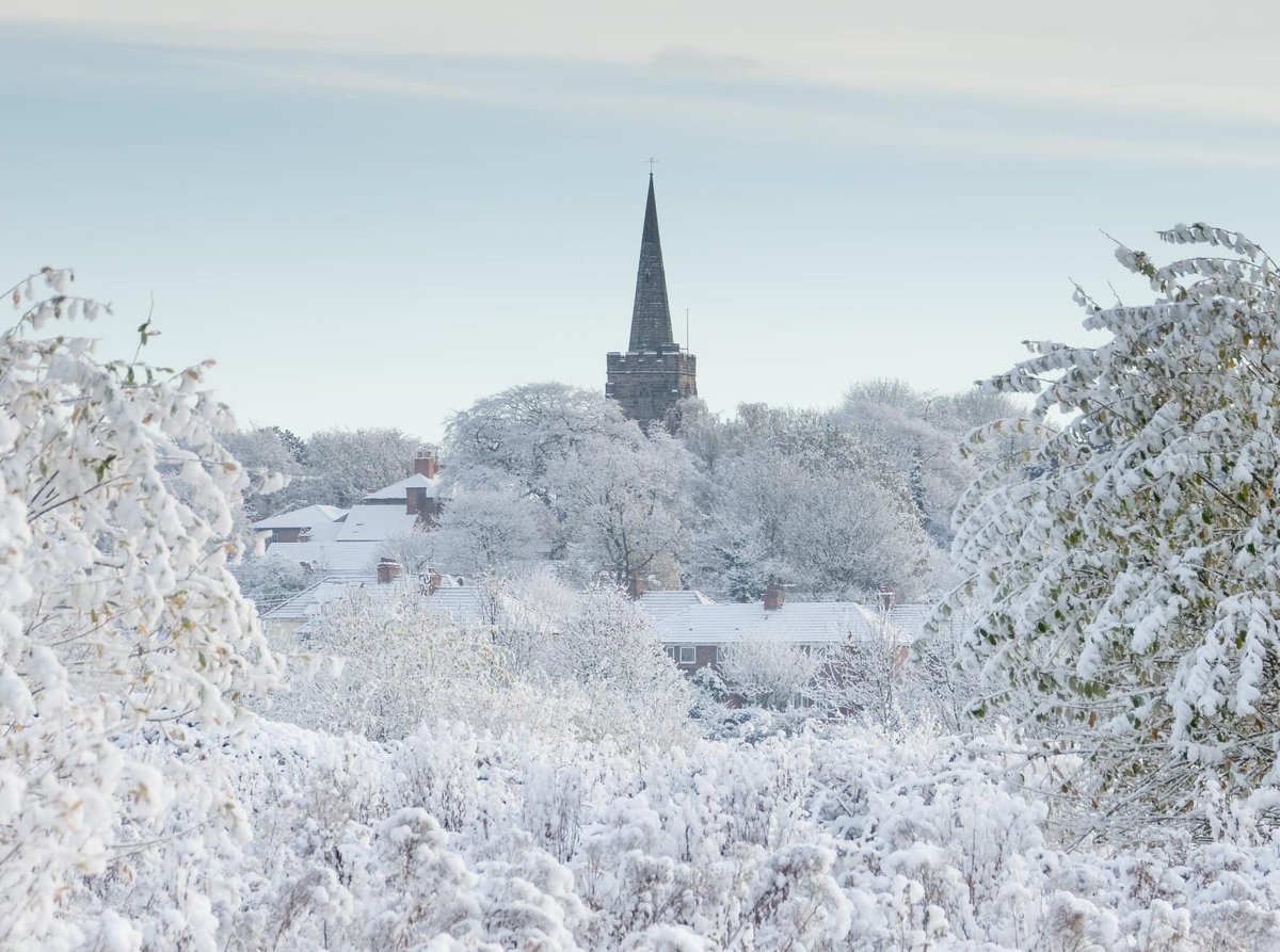 RMillerDerby's tweet photo. Spondon Church across the snow
#ThePhotoHour #StormHour #weather #Derbyshire https://t.co/qSb4EUprMP