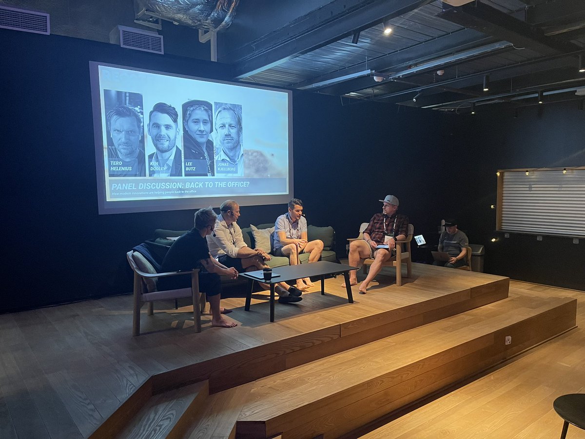 IrisMerka's tweet photo. Interesting topic! Panel Discussion: Back to the Office? How modern innovations are helping people back to the office. 
@RecoTechFI @MetropoliaBiz https://t.co/VukoDf1e31