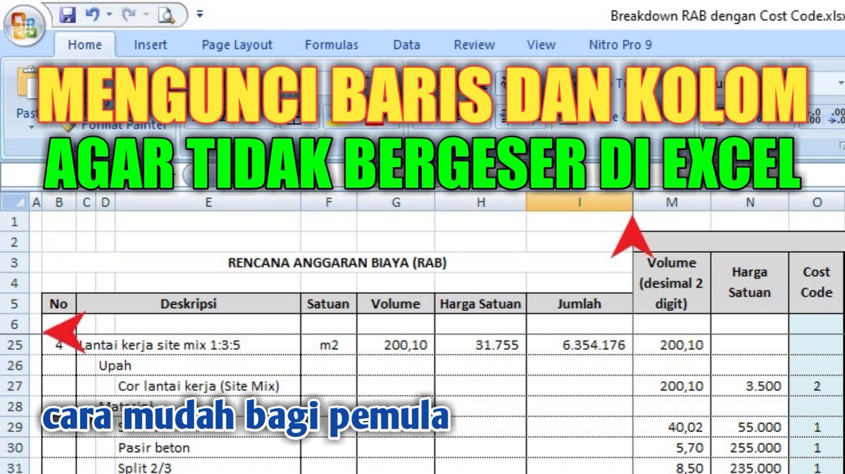erby_westjava's tweet image. Langkah mudah membekukan beberapa baris atau kolom saat di scroll.

Cara Mengunci Baris dan Kolom di Excel
publish on Youtube 30/11/3021, 19:15WIB