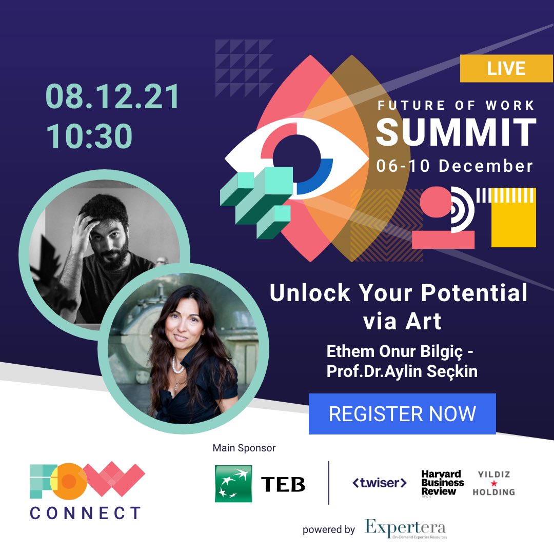AylinSeckin2's tweet photo. Bekleriz efendim. #futureofwork #fowsummit21 #expertera #teb #twiser ⁦@BiLGiOfficial⁩ 8 Aralık 10:30 Kayıt için https://t.co/fOEftKd8ZW https://t.co/ta5NAQsAZw