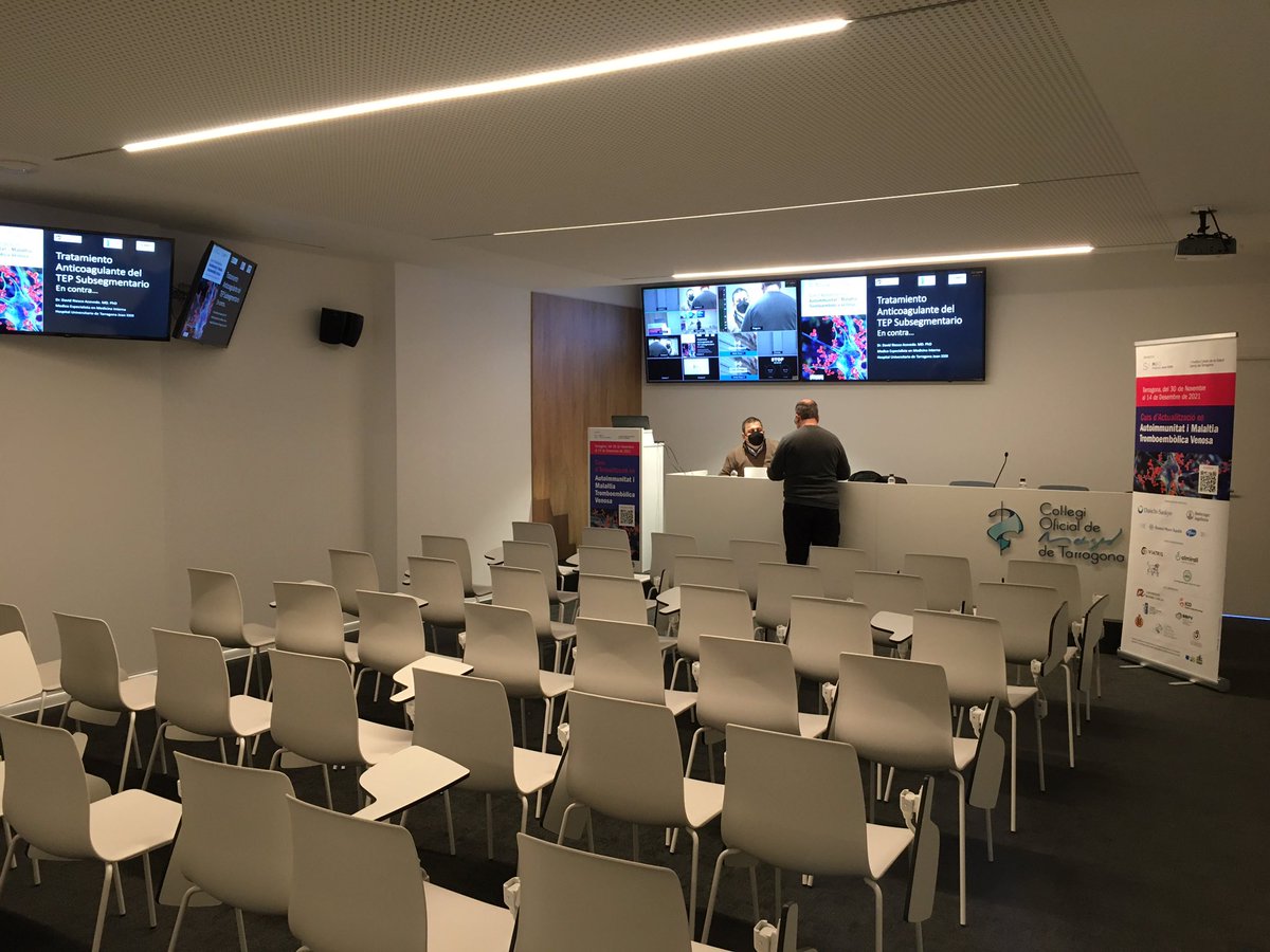 comtgna's tweet photo. Ara al #COMT estem ultimant els darrers preparatius del curs d’Actualització en Autoimmunitat i Malaltia Tromboembòlica Venosa!!

Us esperem a les 15.00h https://t.co/RNZ8bWkXmG