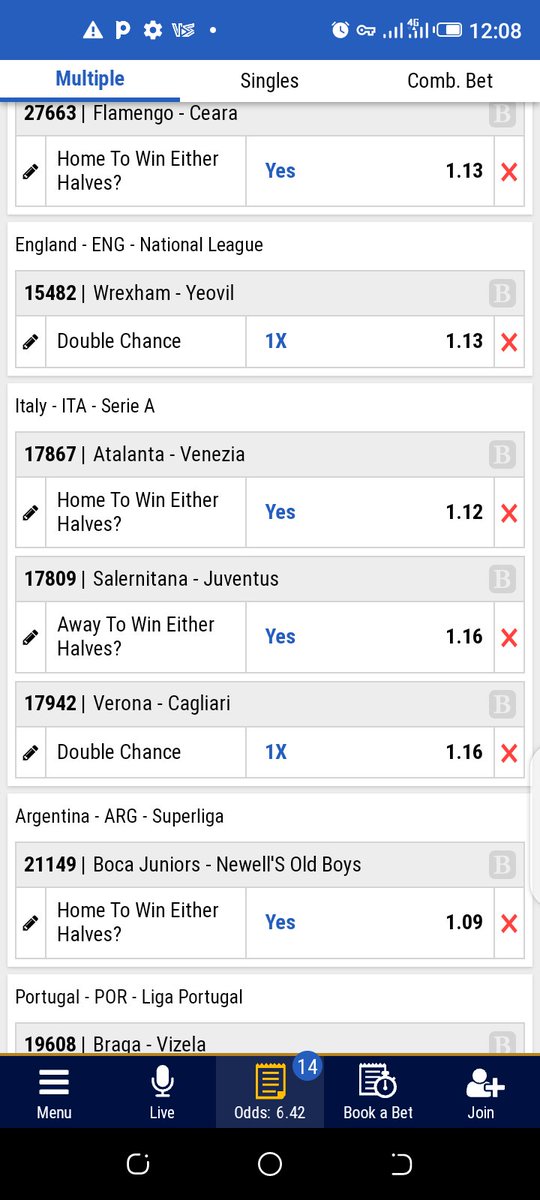 woozzaabets's tweet photo. Chance Mix BANKERS 🔥
Mix Combinations 🔥

We go again 👊

📌 6+ Odds 👉 CXRKS
📌 10+ Odds 👉 F36C4  

Bookie 👉@BetKingNG 

Telegram 👇
https://t.co/7j0xf4QpQa

Not on?

Register Here👇

https://t.co/BCsmk7j0Qe

Load Code 👇

https://t.co/gT79lL106y 

#MadeForKings https://t.co/8NglqxeDfz