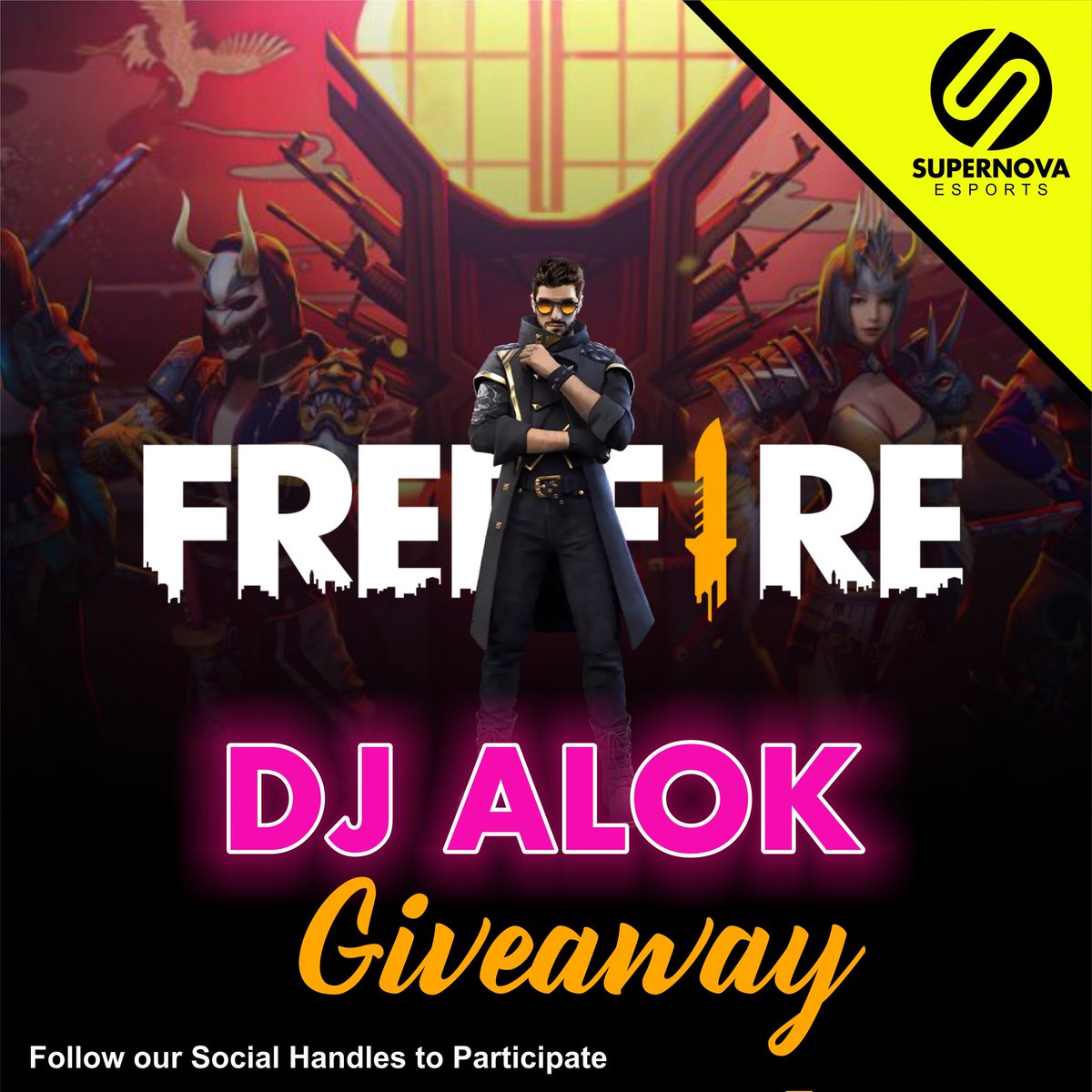 SNesportsIndia's tweet photo. DJ ALOK Giveaway Soon.
Quantity (10 Lucky Winner).
Subscribe and Follow our all Social Handles to get a chance to win.

Best of Luck ❤️

Join our Discord: https://t.co/wQdupPcmab

#SupernovaEsports #Freefire #FreefireGiveaway #DjAlok #DjAlokGiveaway https://t.co/KA7qbT1cGK