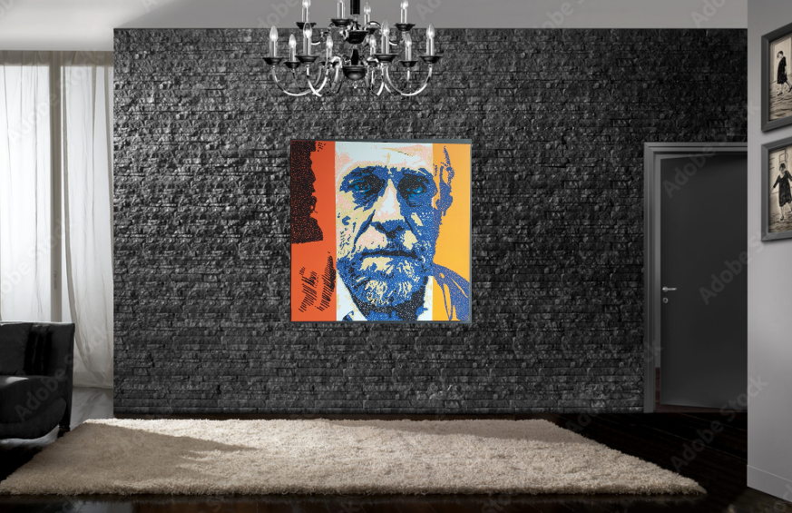 FabioLeoneCM's tweet photo. Sto facendo delle prove per scegliere foto con cui presentare i quadri.
#popart #aleef #Bukowski https://t.co/4Ikrj4UEl6