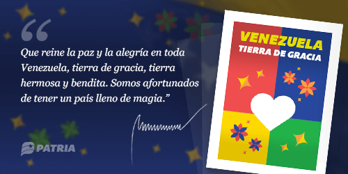 #ÚLTIMAHORA || Hasta el día de hoy será la asignación del Bono #VenezuelaTierraDeGracia enviado por nuestro Pdte. <a href="/NicolasMaduro/">Nicolás Maduro</a> a través del Sistema <a href="/CarnetDLaPatria/">Carnet de la patria</a>.

<a href="/MSVEnContacto/">Somos Venezuela | MSVEnContacto</a> #30Nov #NuevasEleccioneEnBarinas