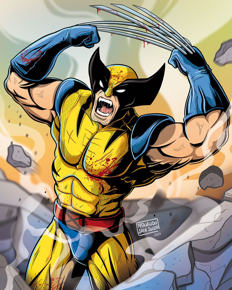 f_sala_soler's tweet photo. #fanart Wolverine!
#marvel #xmen #xmenart #marvelart #wolverine #wolverineart #wolverinecomics #logan #xmencomics #wolverinexmen #xmenartwork #artwork #digitalart #digitalillustration #illustration #ilustracion #dibujo #drawing #fernandosalasoler #fernandosalasolerdesign #lobezno https://t.co/fHIqpmBlQu