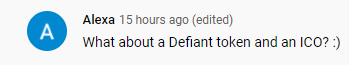 IamSuperMassive's tweet photo. @DefiantNews releases a video about our forthcoming Terminal product. https://t.co/STLN37VYmC
Comments be all like: wen token?
I don't see why we would ever need one. But feel free to disagree in replies.
#tokenfatigue https://t.co/wLamrmSng4