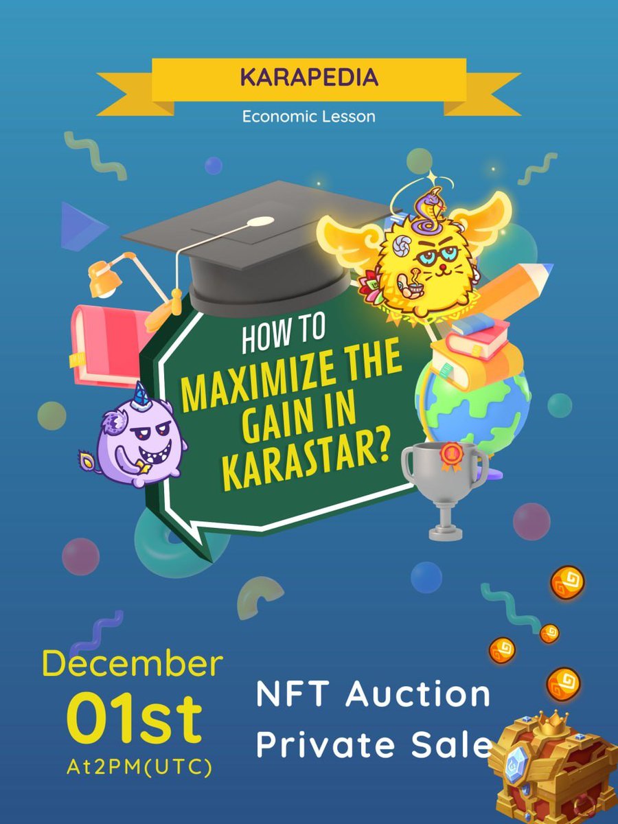karastargamefi's tweet photo. [KARAPEDIA]
📜🔍How to Maximize the Gain in KaraStar👇🏻
medium link https://t.co/n7rbXcODuK

🗨How to maximize the advantages of NFT Karas to earn more?
🗨How does a KaraStarer earn up to 10k UMY at one time? 

⛔️The Whitelist Application channel'll be closed on Nov. 30 2PM (UTC) https://t.co/MmWcmRib6F