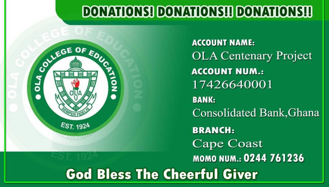 OLACoEGH's tweet photo. During grand durbar of the #97thanniversary celebration, the centenary planning committee was inaugurated. One of their mandate is to raise funds for the centenary project. The #centenaryproject will expand & upgrade infrastructure on campus. Donate to the project. See attached https://t.co/xSqx1Irx2R