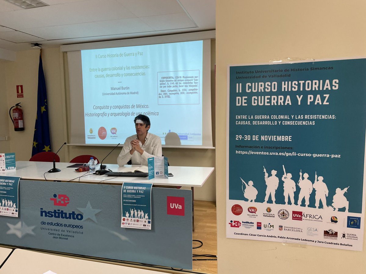 CursoPaz's tweet photo. Empezamos la segunda jornada del curso, enfocada hoy a casos de estudio en Asia y América. Para la primera conferencia contamos con Manuel Burón de la @UAM_Madrid 📚 https://t.co/mWC8dBjAnE