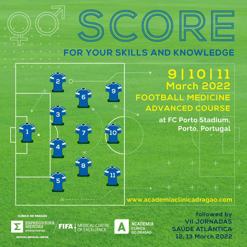 📅Don't miss the Football Medicine Advanced Course (FMAC) organised by our #FMCE Porto.

👉 ow.ly/XePF50GI1SU