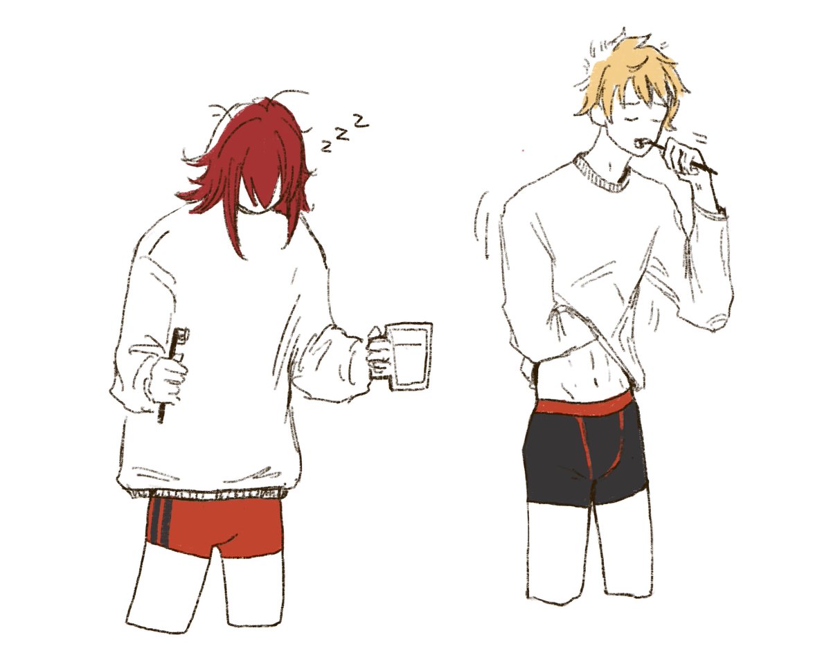 ___minnim___'s tweet photo. 紅黑內褲組的早晨。 https://t.co/vaT5D7UGiP