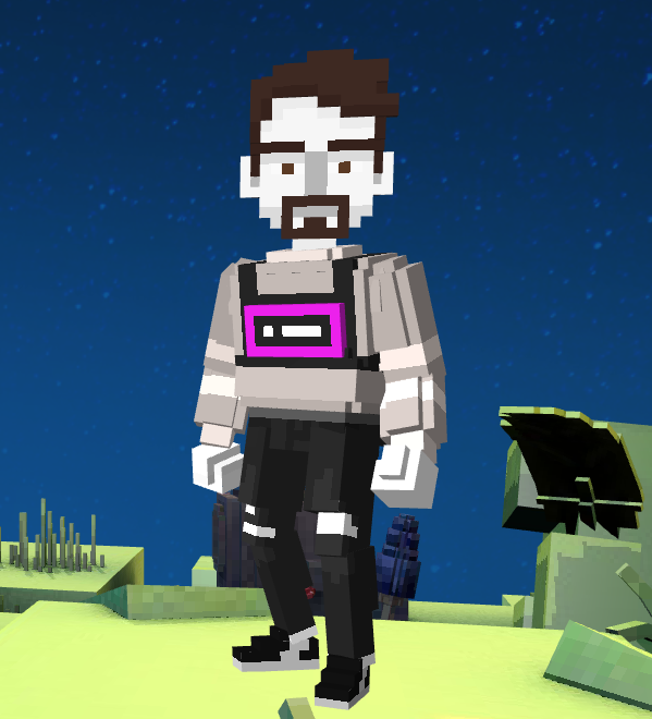 xblackplayer_'s tweet photo. @TheSandboxGame The TechnoDude https://t.co/lH9CaGOdtd