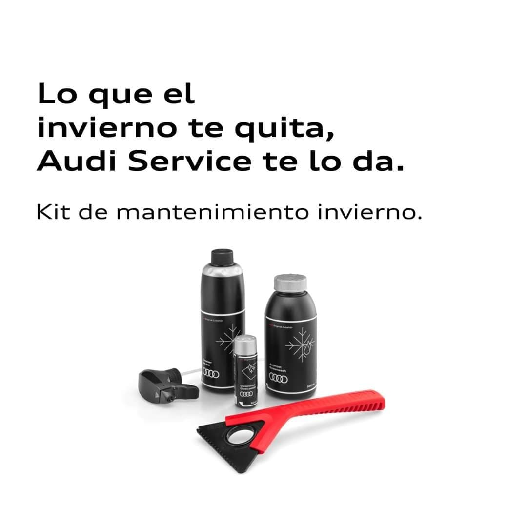 HelmanticaAudi's tweet photo. Está claro no te quieres perder nada
durante este invierno. Este año, protege tus cristales y la visibilidad frente al hielo con el kit de mantenimiento de invierno Audi.
#AudiService #AudiWinterCheck
#AccesoriosOriginalesAudi https://t.co/aNvontaAqQ