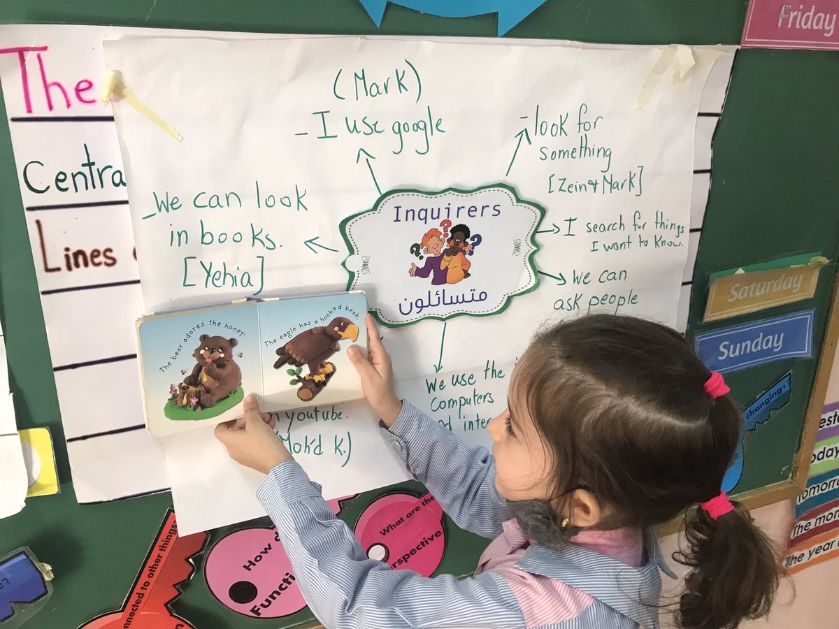 Perla was so enthusiastic to inquire abt the bear 🐻 &amp; what does it eat, so she decided to share her inquiry with her peers and she stated what resource she used to inquire ! #books #ResearchSkills #voice #Choice <a href="/TawilNoor/">Noor Taweel</a> <a href="/DaraziFarah/">Farah Darazi</a> <a href="/Danadanab1/">Dana danab</a> <a href="/Hhhsinfo/">Houssam Hariri HS</a> <a href="/tbaassiri/">Tharwat Baassiri</a>