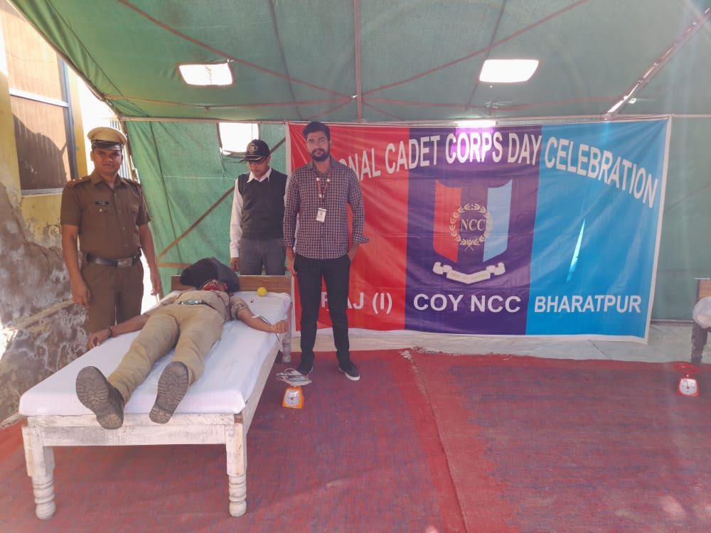 kota_ncc's tweet photo. 6(I) Raj NCC Coy Bharatpur (Kota Gp) carried out blood donation camp to mark NCC day celebrations https://t.co/D3h4cKqdCk