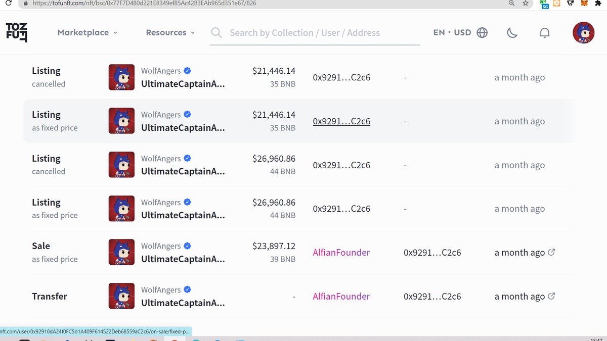 fianby's tweet photo. Ketika Orang bertanya ,
Apa bener NFT Bisa dapet ratusan juta ??
Kejadian nyata dan alhamdulillah tercapai $23.000 
hanya 1 Gambar #Wolfible 
buat NFT yuk.. ! ! Semoga Banyak Rejeki 
https://t.co/7PHm0rEZzw
@mbah_mijan @cz_binance 
@tofuNFT Best Seller ever had !
#WSPP #Wolfible https://t.co/LBitddoanA
