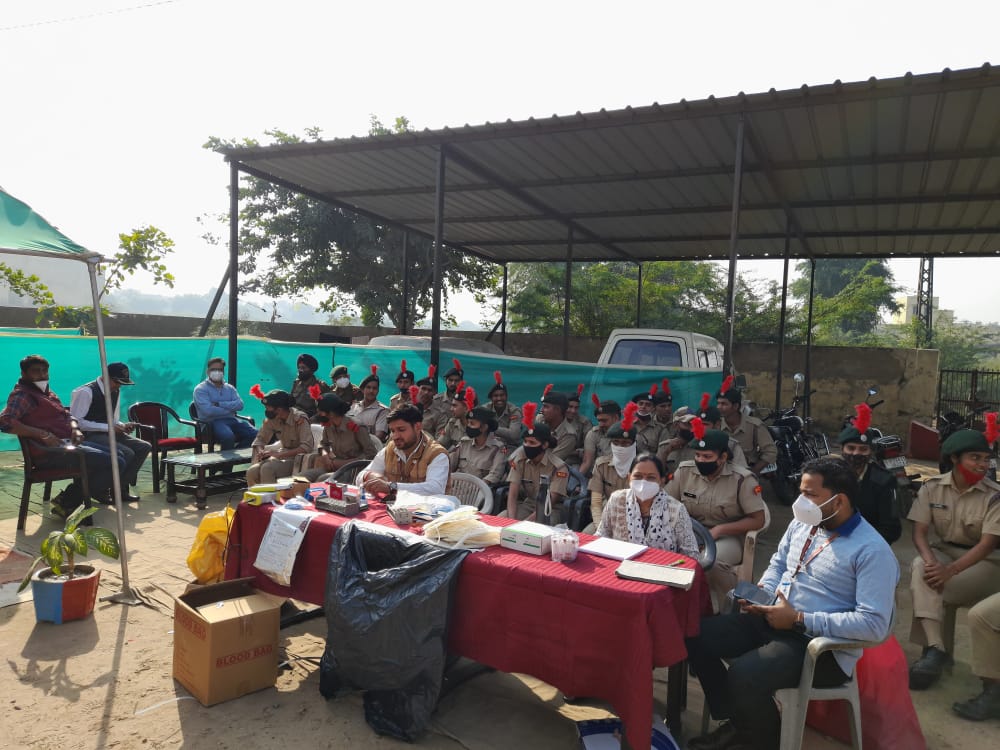 kota_ncc's tweet photo. 6(I) Raj NCC Coy Bharatpur (Kota Gp) carried out blood donation camp to mark NCC day celebrations https://t.co/D3h4cKqdCk