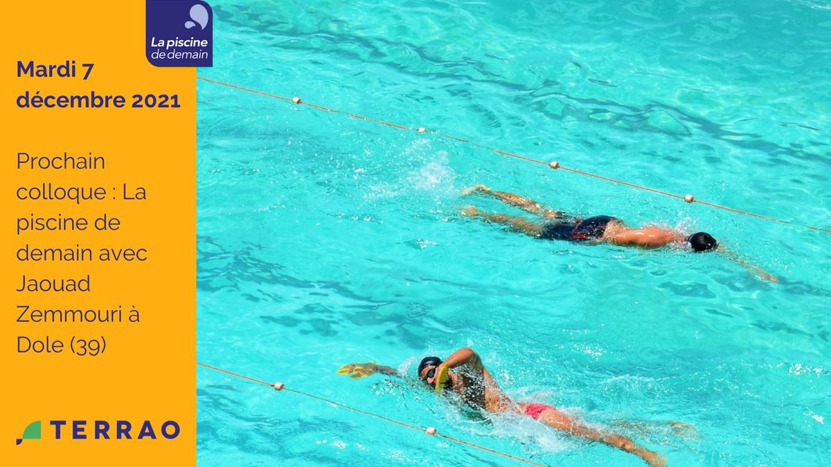 📢🗓️Mardi 7 décembre à 9h50, <a href="/JaouadZemmouri/">jaouad zemmouri</a> présentera le produit TerraoTherm de la technologie #Terrao afin d'apporter des solutions en termes de centres aquatiques bas carbone, au nouveau colloque de La Piscine de Demain. 

📍Dole (39)

#innovation #décarbonation