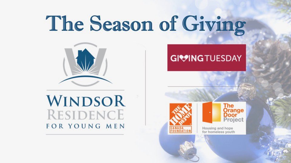 The Season of Giving has arrived!  

Today marks the start of <a href="/HomeDepotCanada/">Home Depot Canada</a> #OrangeDoorProject, as well as <a href="/canadahelps/">CanadaHelps</a> #GivingTuesday  

An action packed day for the community we are so thankful to be apart of!! 

Click below for the link to donate 

givingtuesday.ca/partners/the-w…