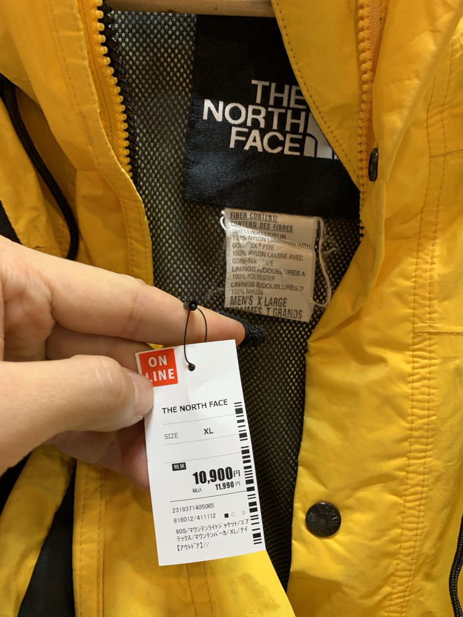 hiro_boxer_08's tweet photo. 【仕入れ考察】

・The North Face：タートルネックニット
・仕入れ値：9592円(20%引き)
・販売予想価格：17000円～20000円

The North Faceのマウンテンパーカーやダウンはゴアテックス素材かどうか仕入れの一つのポイント。アウトドアが好きな人が購入するだけにゴアテックスは付加価値になる。 https://t.co/QqIvqCGbqz
