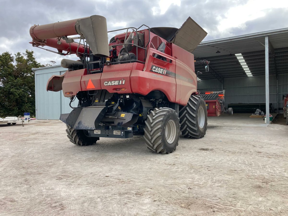 seed_terminator's tweet photo. A #bigred out of Skipton Victoria with a secret weapon for this #harvest21 😎

#Terminate21 #ProudlyAustralian https://t.co/6c6hLV07Nj