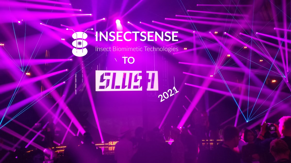 insectsense's tweet photo. InsectSense is going to join @novelt_online, @4TUFederation and 
@RVO_Nederland at the one of EU's biggest startup events - @SlushHQ 2021. #BeeSense #biomimicry https://t.co/sTuvDcC46R