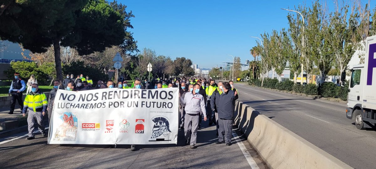 Mañana se realizará una nueva reunión de la mesa de #Reindustrialitzación.

Las trabajadoras/es de #Nissan volveremos a parar las producciones a las 11.30h para concentraremos en las puertas del <a href="/ConsorciZF/">Consorci de la Zona Franca de Barcelona</a> y exigir tanto a administraciones como a #Nissan una solución real.