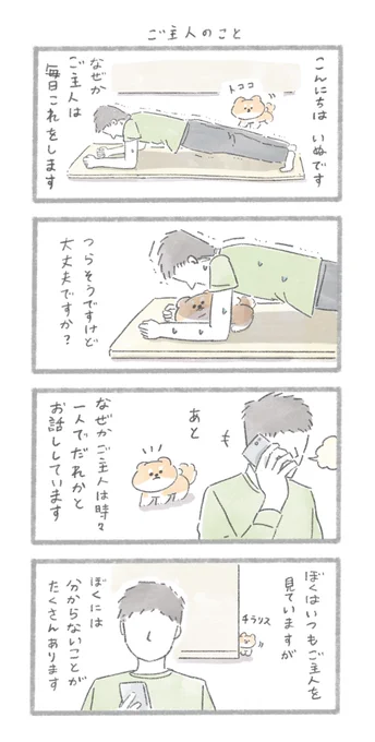 ご主人のこと、ぼくのこと
#こんにちはいぬです 