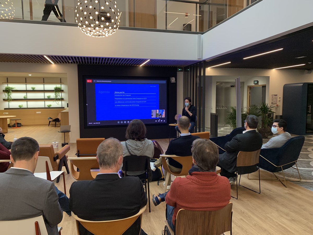 tgirier's tweet photo. Wonderful morning in Nantes discovering all the new features of Google Cloud in the brand new @onepoint offices
@vincentdrapier @ChristopheHeng @JCFesantieu @gontranpeubez 
#GCP #Nantes #GoogleCloud https://t.co/uBedy23nNO