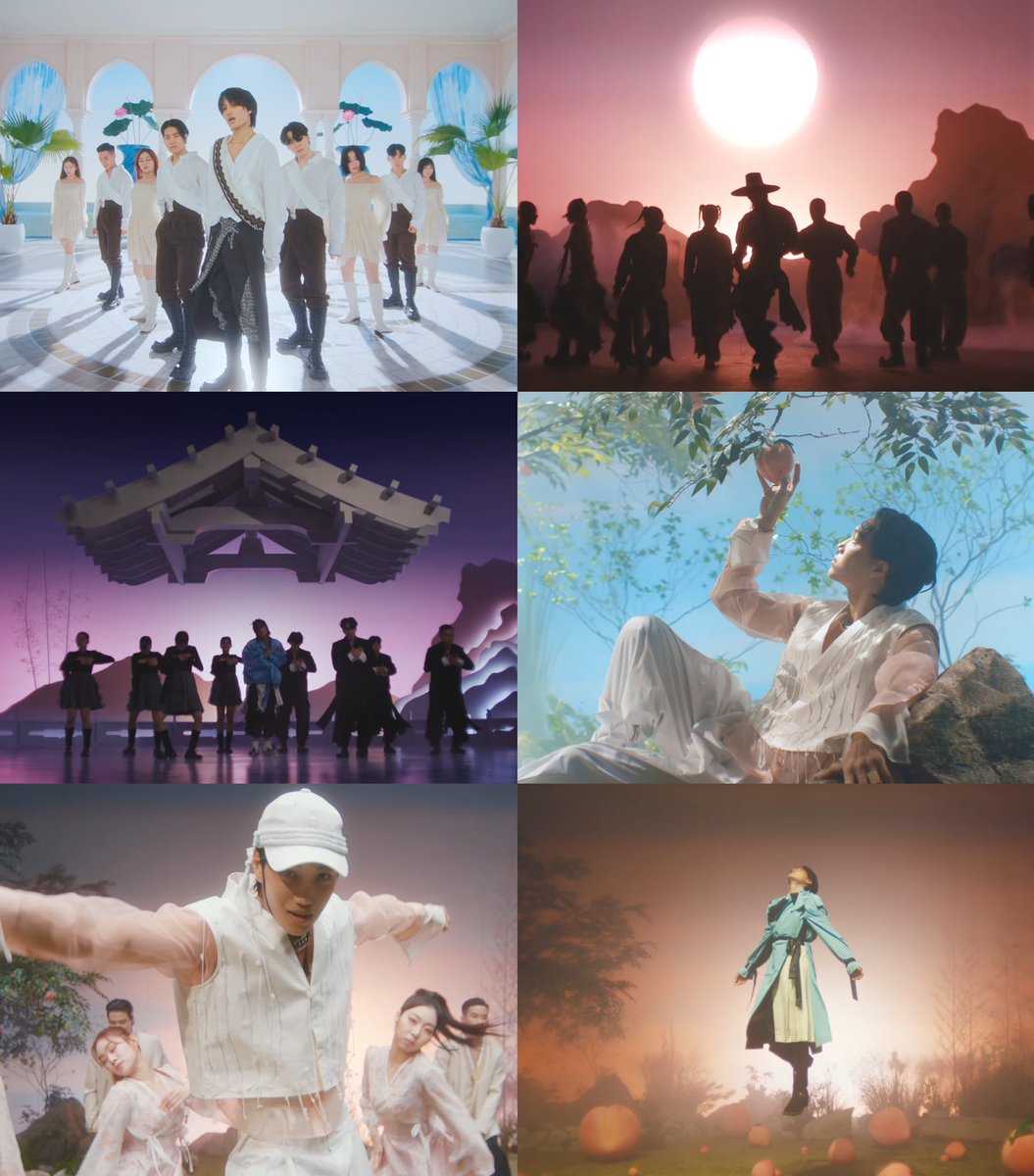 kokokbop's tweet photo. Y’ALLLL KAI IS THE MOMENT!!! I’M IN LOVE WITH THE SONG, CHOREO, COLORS AND AWSTHETIC 😭🍑

#카이_피치스_공개 
Peaches Out Now https://t.co/doUhiwIcpu