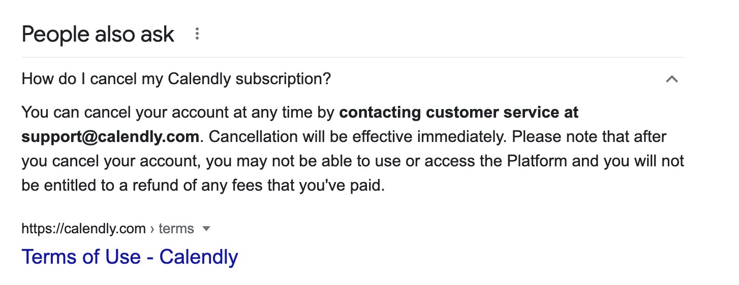 levelsio on X: &ldquo;Wow Calendly doesn&rsquo;t even have a [ Cancel ] button 