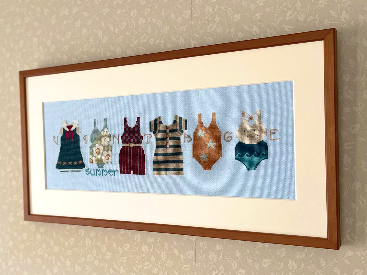 aiguille_et_fil's tweet photo. 季節はずれではありますが…仕上がりました。

#aiguilleetfil #刺繍教室aiguilleetfil #刺繍教室 #高松市の刺繍教室 #crossstitch #クロスステッチ #cricketcollection #クリケットコレクション #terashitagakubuchi #寺下額縁 #swimsuit #水着 #kagawa #香川県 #takamatsu #高松市 #shinkita #新北町 https://t.co/BCI2KbqGV5