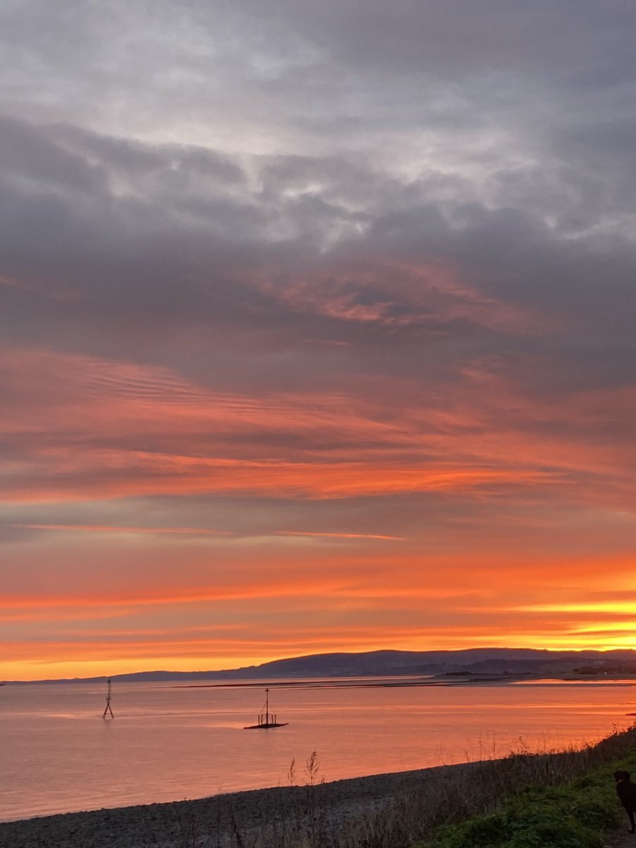 Sunrise over Minehead and the Quantock Hills
