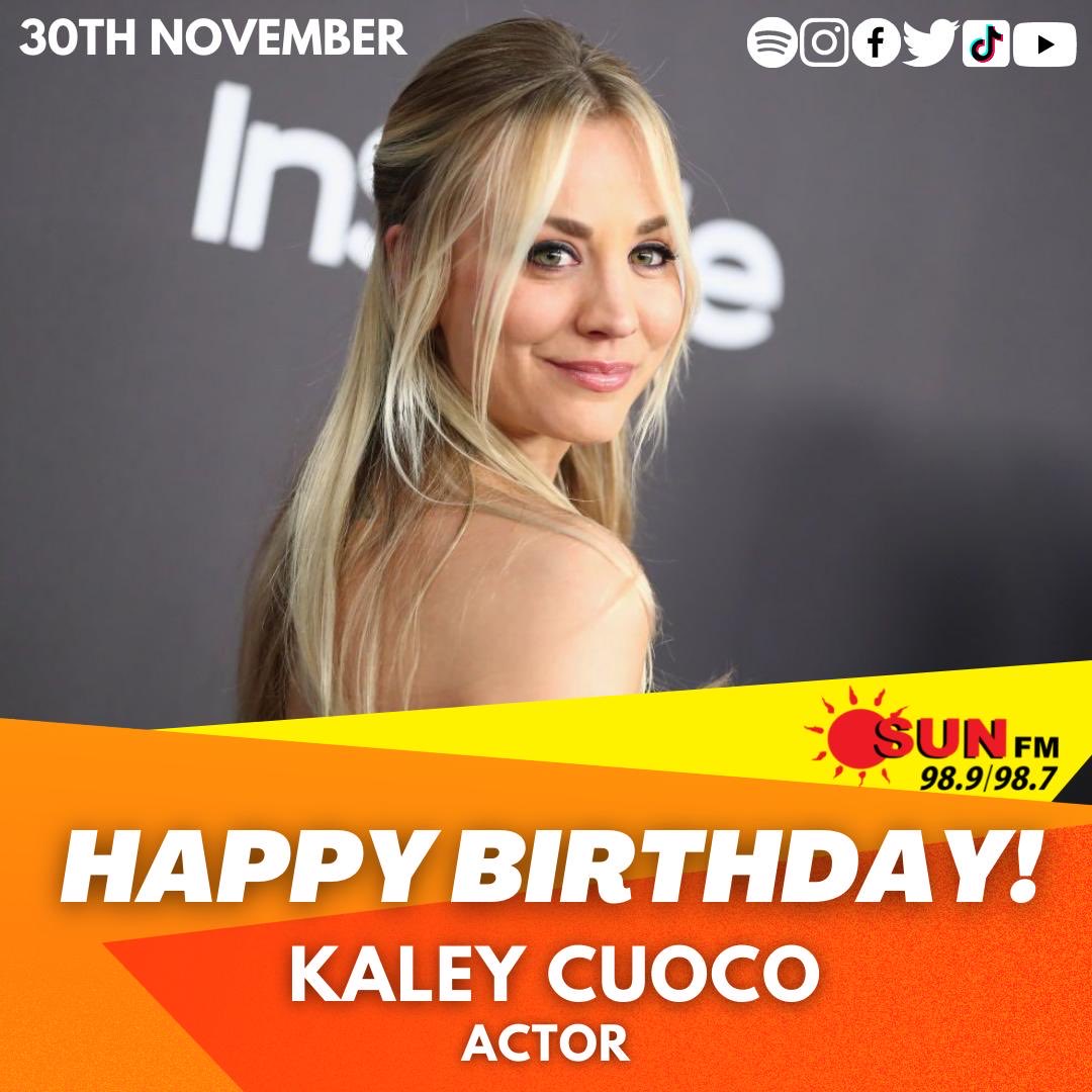 Happy Birthday to Kaley Cuoco     