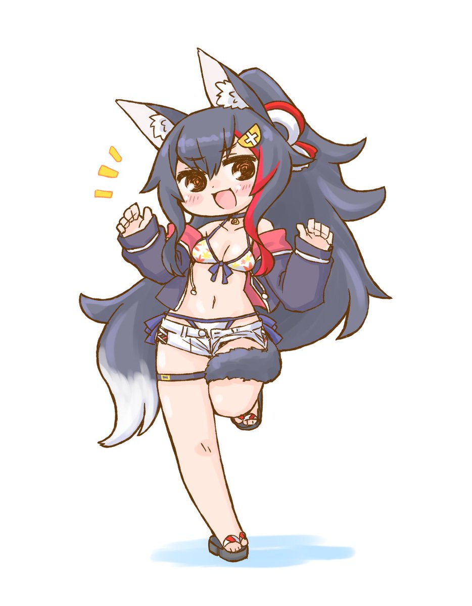 大神ミオ 「#いいミオの日 」|ねこやまのイラスト