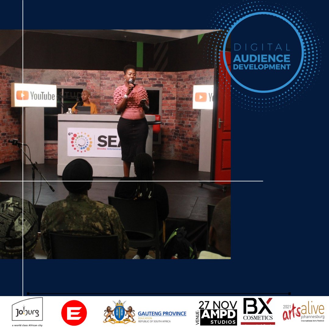 SEA_Africa's tweet photo. Ntshuxeko Manganye of @CityofJoburgZA gave so much information on how the City is supporting art & artists through their initiative @Arts_Alive, at the #seafrica2021 event
To get more infor please click link in bio
#digitalaudiencedevelopment #everytalentisabusiness https://t.co/zRL7f56eQq
