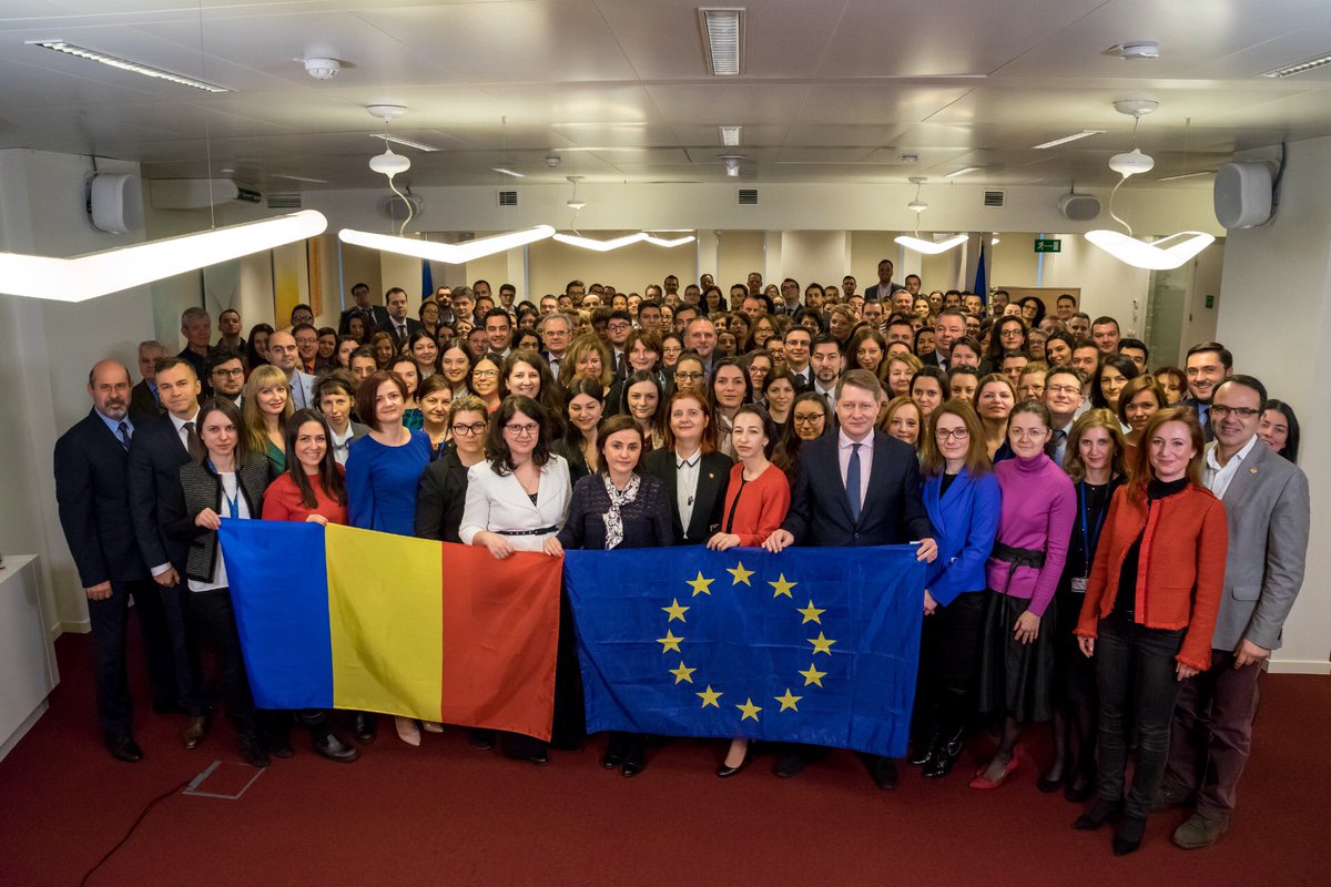 romaniaineu's tweet photo. Thank you, Ambassador @Odobes1Luminita for your trust, support &amp; for leading by example! We’re more at home in the EU&amp;we’re proud to have worked together. We’ll miss you, but we’re glad you’ll stay close to us, serving🇷🇴&amp;the🇪🇺.
Good luck, Madam Presidential Adviser! The RPRO team https://t.co/n788TcSQRy