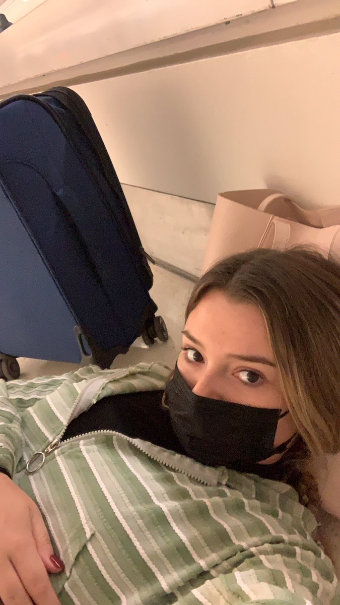 shannon_borner's tweet photo. My bed tonight thanks to @AmericanAir you could’ve at least given me a blanket if you weren’t gonna give me hotel https://t.co/7MkfAHECqY