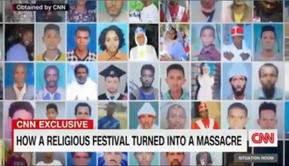 Hana_Gezae's tweet photo. Nov.30 marks 1yr since Eritrean army killed hundreds of unarmed civilians were massacred inside Mariam Dengelat Monastery in the vicinity of #Edagahamus town in #Tigray
#MariamDengelatMassacre, #TigrayGenocide @UNOSAPG @GCR2P @SarahChampionMP @ChrisCoons @SenatorRisch @RepMcCaul https://t.co/dt3WdCCUpM