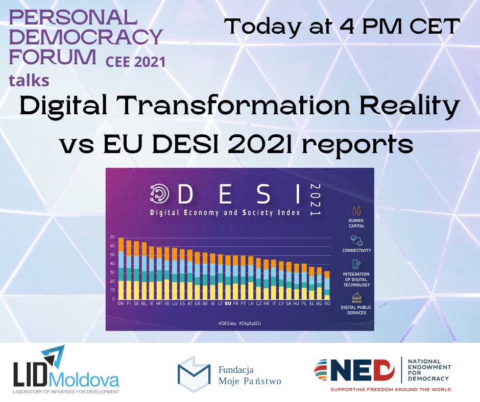 📢 It's today at 4 PM CET 
Register bit.ly/3nMW9bF and meet our Panelists: 
🇫🇮 Joonas Mikkilä, Head of Digital and Educational Affairs The Federation of Finnish Enterprises.
🇲🇩 Nicoleta Colomeet, LID Moldova Expert Product Design Management, Creative Strategy &amp; Marketing
