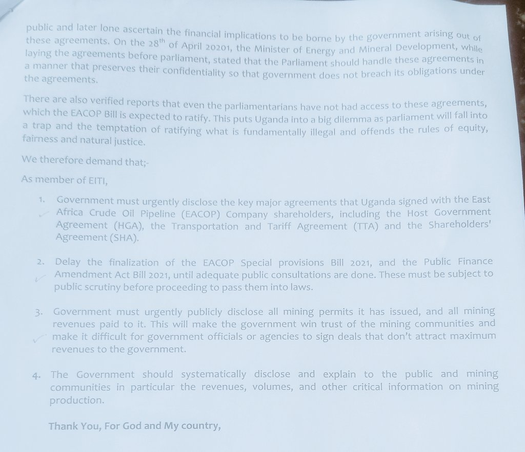 Government should systematically disclose and explain to the public and mining communities in particular the revenue,volumes and other critical information on mining production.
#disclosethedeal
#oilinuganda 
<a href="/actionaiduganda/">ActionAid International Uganda</a>